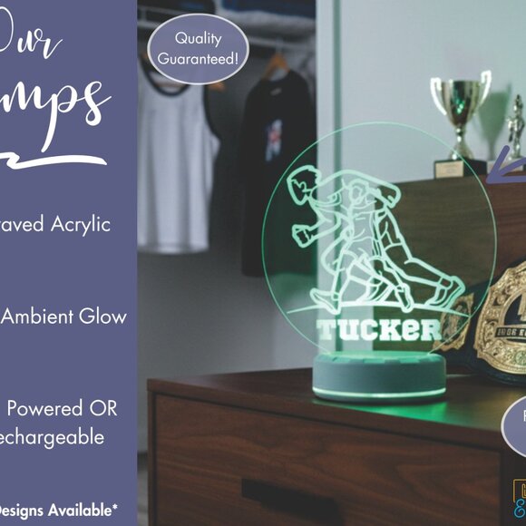 Personalized LED Running Lamp for Athletes - Picture 3 of 8